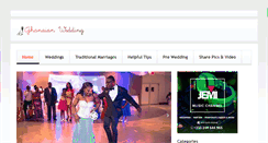 Desktop Screenshot of ghanaianwedding.com